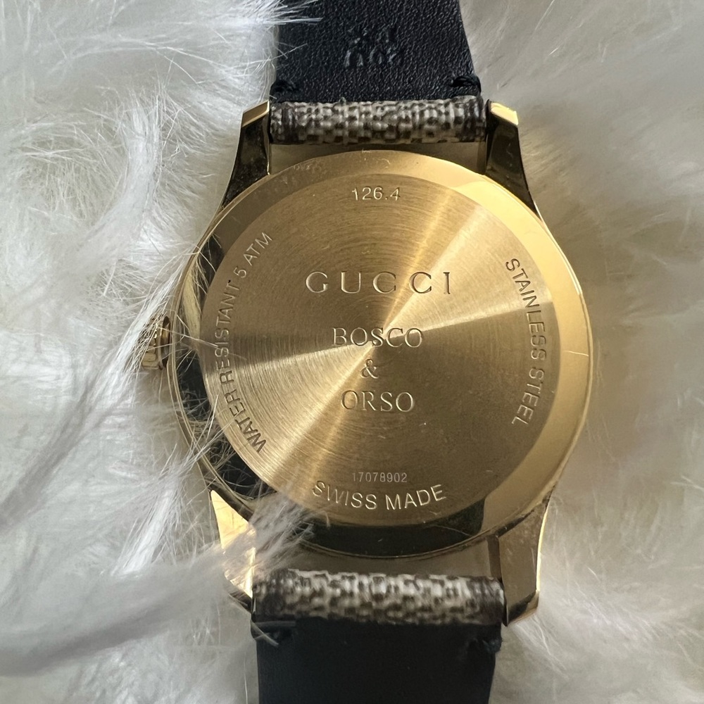 GUCCI Limied Edition Boston Terrier Watch Alessandro Michele’s dog Bosco 2018 - Picture 4 of 7